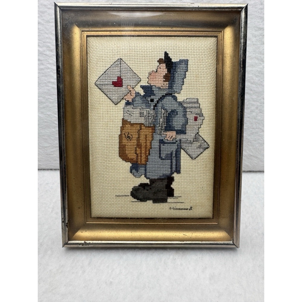 Vintage Needle Treasures The Postman Hummel Counted Cross Stitch Love Letters Fr